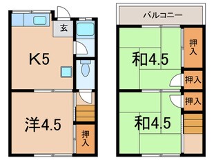 ハイツ27の物件間取画像